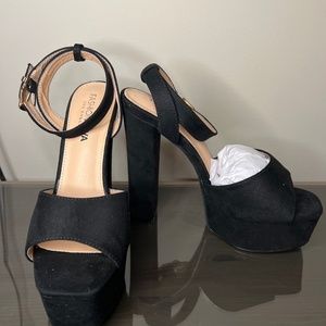 Black Platform Heels